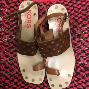 Michael Kors studded low heel Sandals